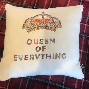 Queen of Everything Throw Pillow